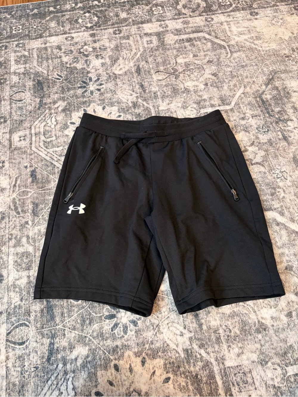 Under Armour Black Athletic Zip Pocket Shorts